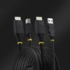 „StarTech.com“ 10 pėdų (3 m) HDMI ir USB 5 Gbps KVM kabelis, 4K 60 Hz, HDMI 2.0 ir USB kombinuotas kabelis KVM komutatoriams, 3,1 m, USB, USB, HDMI, Juodas, HDMI + USB 3.2 Gen 1 Type-A