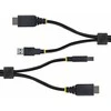 „StarTech.com“ 10 pėdų (3 m) HDMI ir USB 5 Gbps KVM kabelis, 4K 60 Hz, HDMI 2.0 ir USB kombinuotas kabelis KVM komutatoriams, 3,1 m, USB, USB, HDMI, Juodas, HDMI + USB 3.2 Gen 1 Type-A