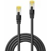 Tinklo Kabelis - LINDY Cat.6A U/UTP LSZH Tinklo Kabelis, RJ45, M/M, 500MHz, 1 m, Juodas, 10 vnt.