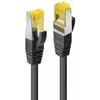 Tinklo Kabelis - LINDY RJ-45 S/FTP LSZH Tinklo Kabelis, Cat.6A Kištukas, Cat.7 Neapdirbtas Kabelis, 3 m, Juodas, 10 vnt.