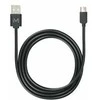 USB kabelis Mobilis USB-A - USB-C 1 m Juodas (001278)