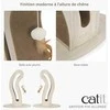 Catit Pixi Scratcher Cat Tail, drapak, katei, kartonowy, 45 × 23,5 × 58,5 cm, w kształcie kociego ogona
