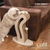 Catit Pixi Scratcher Cat Tail, drapak, katei, kartonowy, 45 × 23,5 × 58,5 cm, w kształcie kociego ogona