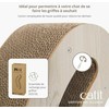 Catit Pixi Scratcher Cat Tail, drapak, katei, kartonowy, 45 × 23,5 × 58,5 cm, w kształcie kociego ogona