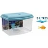 Akvariumas su dangčiu Aquarium 1 Georplast 22x16x14cm/3L plastikinis