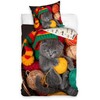 Kačių patalynės užvalkalas iš „Animals Yarn“ 140–200 cm, 70–90 cm