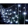Kalėdinės girliandos užuolaida, 300 LED, šalta, IP44
