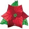 Kalėdinis folijos balionas „Poinsettia“, 66 cm