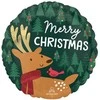 Amscan Rensdyr folieballon Merry Christmas