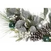 Kalėdinis vainikas DKD Home Decor Mėlyna Balta Ruda PVC 60 x 60 x 12 cm
