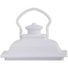 Kalėdinis LED žibintas su vitražu, 14x7x4 cm