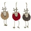Kalėdų papuošalai DKD Home Decor Poliesteris Medžio Šiaurės elnias (3 pcs) (8 x 3 x 26 cm)