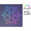 None Decoration Snowflake with LED. AVX000160. D50 cm var. colors