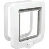 Dvikryptės durelės katėms Trixie TX-44201, 20 x 22 cm, baltos