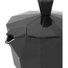 Verk Kavinukas Moka 600 ml, 12 puodelių, juodas blizgus
