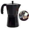 Verk Kavinukas Moka 600 ml, 12 puodelių, juodas blizgus