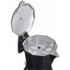 Verk Kavinukas Moka 600 ml, 12 puodelių, juodas blizgus