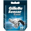 Gillette Sensor Excel Cargador 10 Recambios