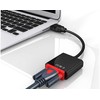 Keitiklis HDMI į VGA D-Sub kabeliui, juodas