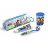 rinkinys Cartoon Toiletry Bag Super Mario Oral Dantų pasta Toothbrush Cup
