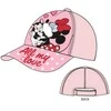 Kepurė Disney Minnie vaikiška beisbolo kepuraitė „All My Love“, 52 cm