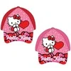 Kepurė Vaikiška beisbolo kepuraitė „Hello Kitty Hearts“ 52–54 cm