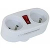 Esperanza ELK306W Electrical splitter 2 GN. Baltas