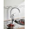 Virtuvės maišytuvas - Chromas - Aukštas snapelis - GROHE Wave Cosmopolitan - 32449001