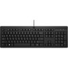 HP 125 laidinė klaviatūra, viso dydžio (100 %), laidinė, USB, juoda