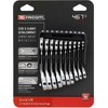 Facom 467BS.JP10PB reketiniai kombinaciniai raktai, 10 vnt., 72 dantys, 15° poslinkis, trumpa rankena, OGV® profilis