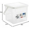 Ploviklio Indas - ROTHO Basic 4.5L Baltas/Permatomas
