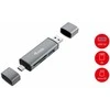 Skaitytuvas Equip Equip kortelių skaitytuvas USB 3.0+USB-C skirtas SD/MicroSD