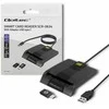 QOLTEC 50634 Išmanusis Smart ID lustinių kortelių skaitytuvas SCR0634 USB Type C