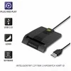 QOLTEC 50634 Išmanusis Smart ID lustinių kortelių skaitytuvas SCR0634 USB Type C