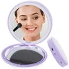 Led illuminated cosmetic make-up mirror