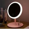 Kosmetinis veidrodis su LED apšvietimu, 18 cm