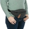 Trixie 28860, Unisex, Shoulder bag, Juodas, Zipper, Zip pocket, Pilkas