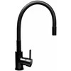 Juodas sink set with flexi faucet - MAIDSINKS BALI sink (62x44) 1B1D juodas + Flessi Juodas Edition faucet