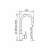 Juodas sink set with flexi faucet - MAIDSINKS BALI sink (62x44) 1B1D juodas + Flessi Juodas Edition faucet