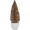Krist+ Naujametinė eglutė Mažas Auksinis Bronzinis Plastmasinis (9 x 28 x 9 cm)