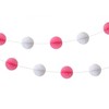 GoDan B&G Balls girlianda - Baby Girl, šviesiai rožinė, 250 cm