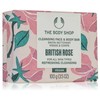 The Body Shop British Rose Cleansing Face &amp; Body Bar valomasis veido ir kūno muilas, 100 g