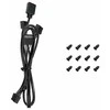 DeepCool FL12R-3 IN 1 Kompiuterio dėklas Fan 12 cm Juodas 3 pc(s)