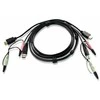 ATEN 2L-7D02UH ATEN USB HDMI su garso KVM kabeliu - 1,8 m