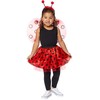 „Ladybug“ dryžuotų taškelių sijonėlio komplektas 3-8 metų vaikams