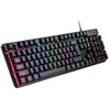Žaidimų klaviatūra su RGB apšvietimu, USB, 104 klavišų
