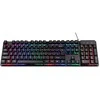 Žaidimų klaviatūra su RGB apšvietimu, USB, 104 klavišų