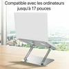Laikiklis TnB Podstawka Metalowa Stojak Nešiojamas kompiuteris Planšetė Do 17 Cali 17" Metal Regulacja Tnb / Nbstandalupro