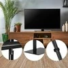 Laikiklis Maclean universalus TV stovas RTV spintelės stovui max 40kg max VESA 600x400 skirtas 32-75" televizoriui MC-386