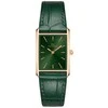 Moteriškas laikrodis DANIEL WELLINGTON surištas krokodilas smaragdinis rožinis auksas 22 mm DW00100694 + DĖŽĖ